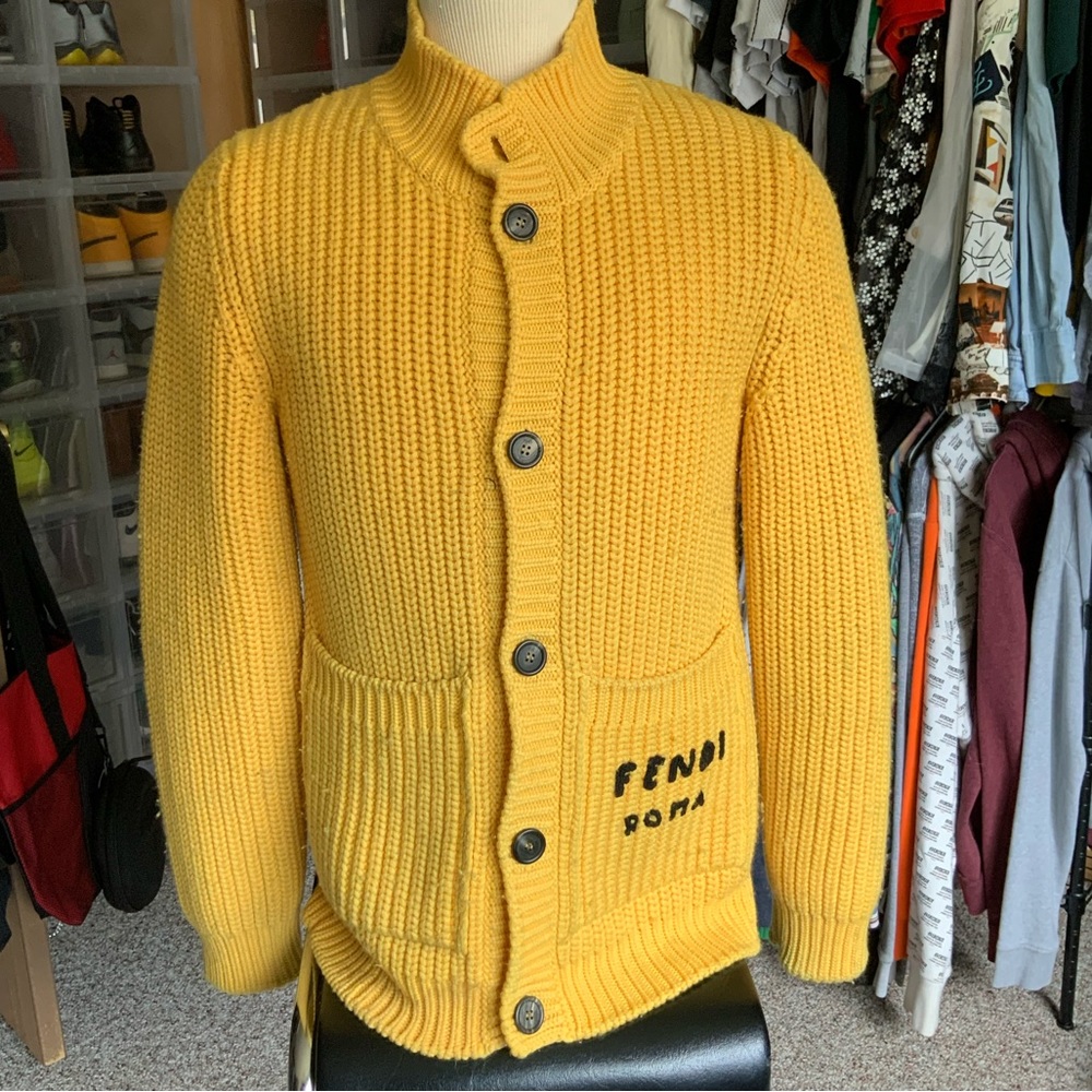 Fendi Wool Cardigan